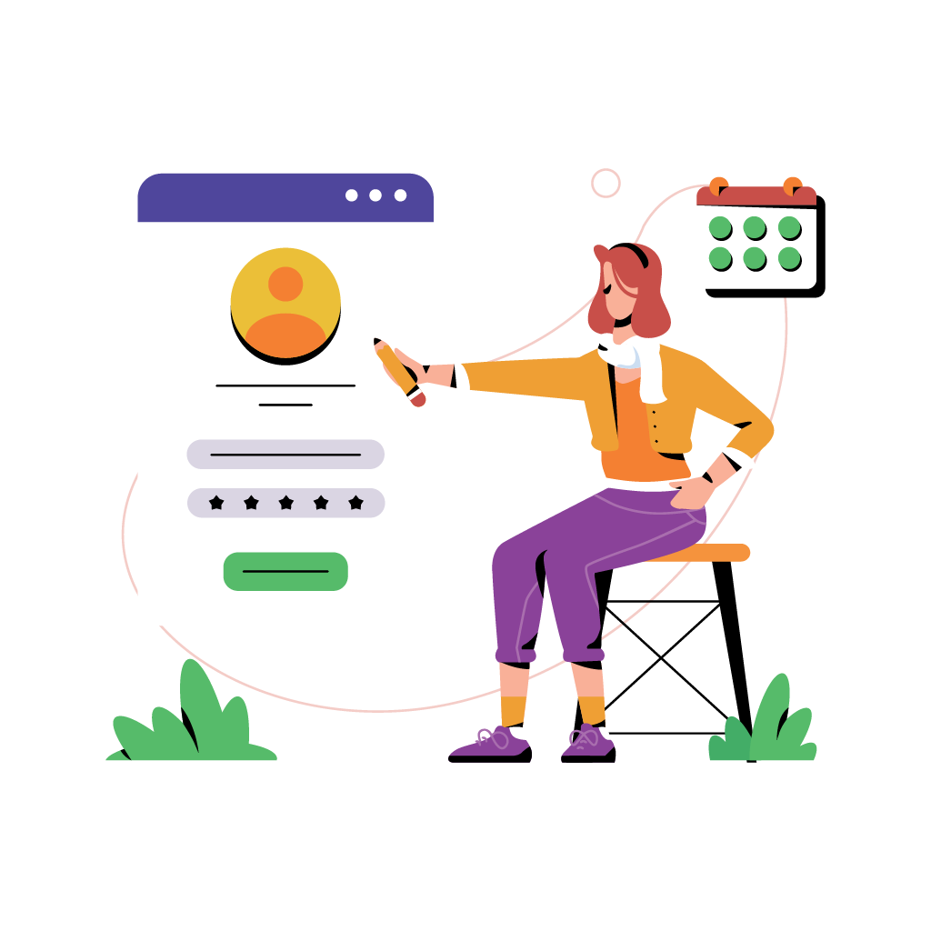 Register Log in Illustration